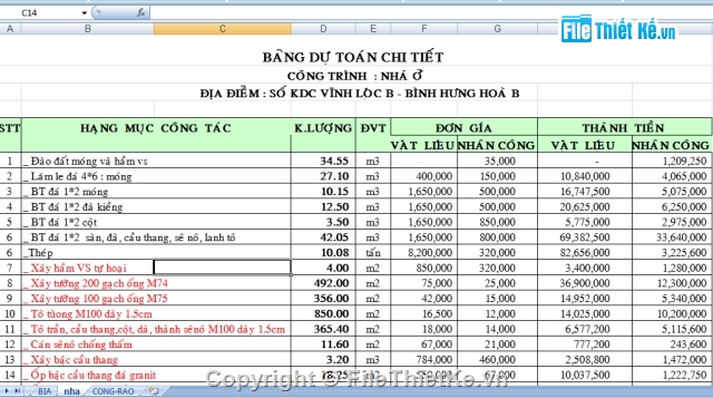 Bản vẽ thiết kế,biệt thự đẹp 10.2 x14.9 m.,kiến trúc biệt thự,kết cấu biệt thự,dự toán biệt thự